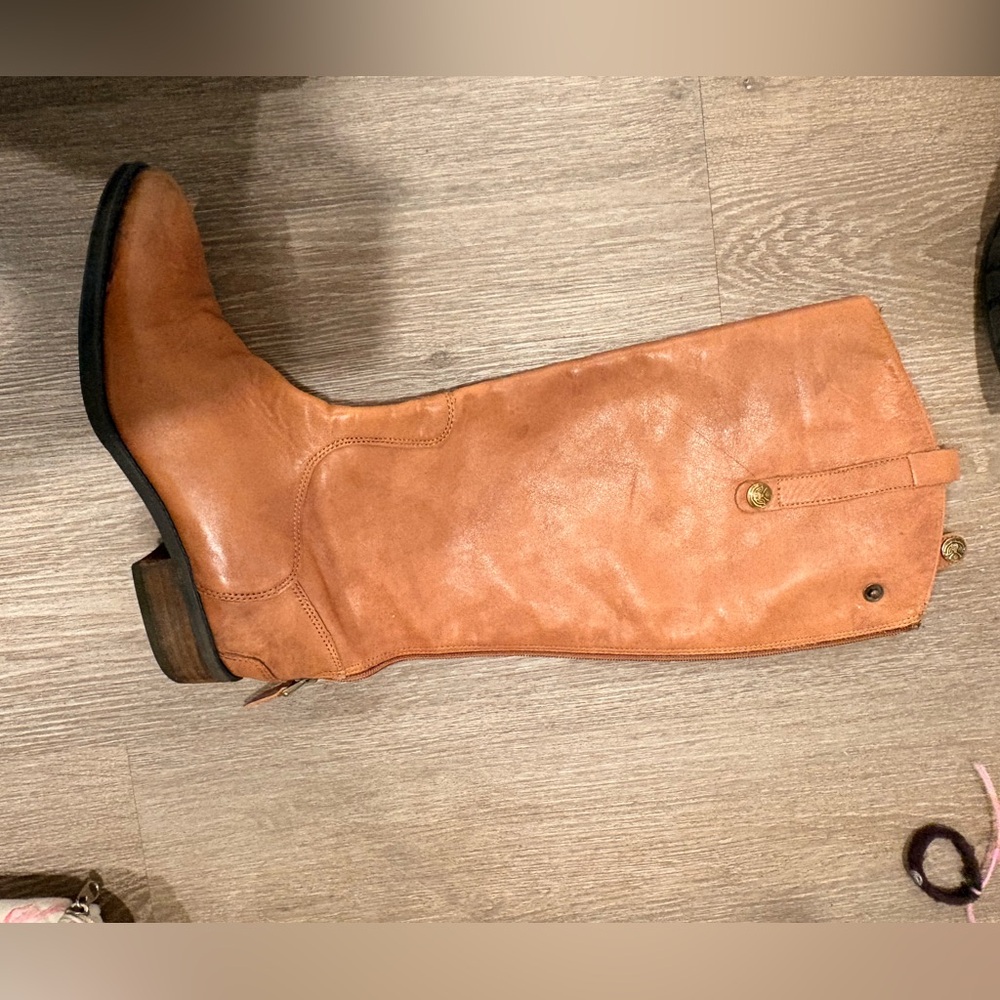 Sam Edelman riding boot- Tan